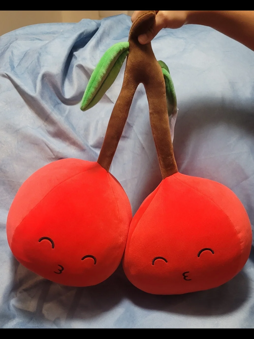 Smoochy Pals red cherry plush
